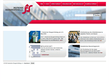Tablet Screenshot of baugerichtstag.de